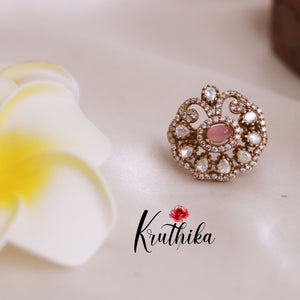 Trendy  Victorian Finger Ring R28 (Available in 2 Colours)
