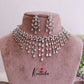 Pretty CZ white stones Necklace NC1822