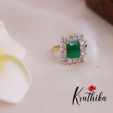 Trendy CZ Finger Ring R21 (Available in 2 Colours)