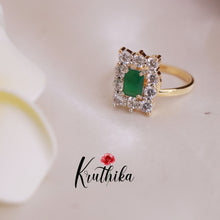 Trendy CZ Finger Ring R23 (Available in 2 colours)