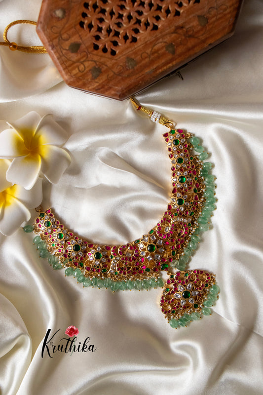 Peacock Jadau Necklace NC1183