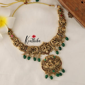 Beautiful Lakshmi Peacock Necklace NC1684