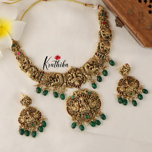 Beautiful Lakshmi Peacock Necklace NC1684