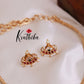 Pretty Jadau Pendant Chain Set NC1835