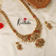 Grand Lakshmi Elephants Coral stone Haaram LH669