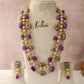 Beautiful Three Lines Beads Haaram LH626 (Available in two colors)- Pre order booking 10 days