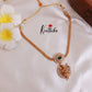 Pretty AD Krishna chain set NC1837 (Available in 2 colours)