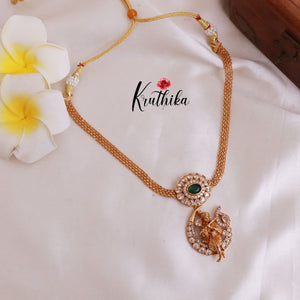 Pretty AD Krishna Necklace NC1837 (Available in 2 colours)