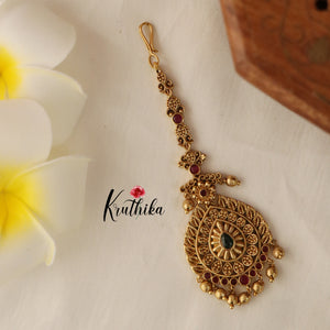 Antique Flower Maang TIka MT204