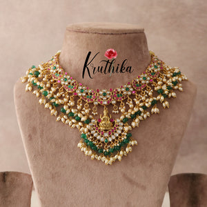 Premium Lakshmi Jadau Necklace NC1413