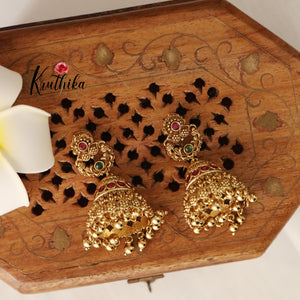 Pretty Antique Jhumkas E399