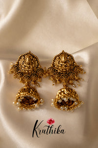 Premium Nakshi Temple Pearls Haaram LH583