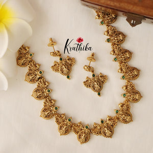 Pretty Lakshmi Coin Necklace NC1250