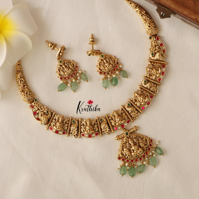 Elegant Lakshmi Jadau Necklace NC1251