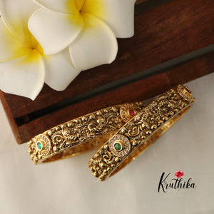 Pretty AD Peacock Bangles B154