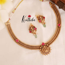 Jadau Temple Jigni chain set NC1773