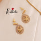 Simple Pretty Peacock Beads Chain Set NC1730