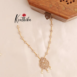 Simple Trendy Flower Necklace NC1733