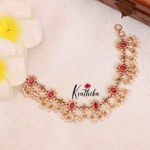 Premium AD pearl ear chains EC57