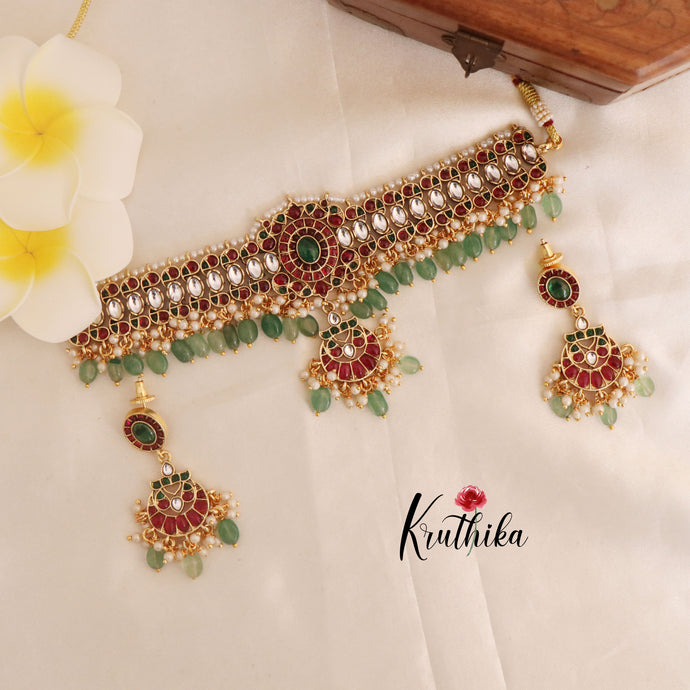 Elegant Kempu Kundan Chocker NC1760