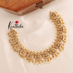 Simple Pretty Lakshmi Coin Necklace NC1741