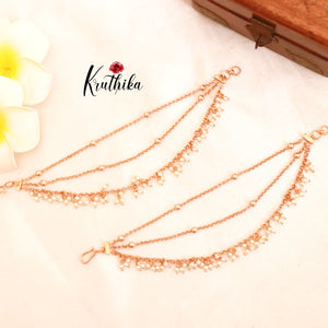 Pretty pearl earchain EC81
