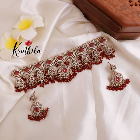 Elegant AD/Victorian Chocker NC1807 (Available in 2 Colours)