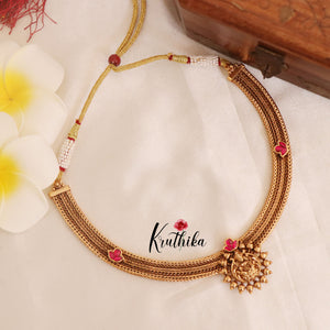 Jadau Temple Jigni chain set NC1773