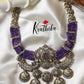 AD Victorian Beads Chocker-Purple NC1199