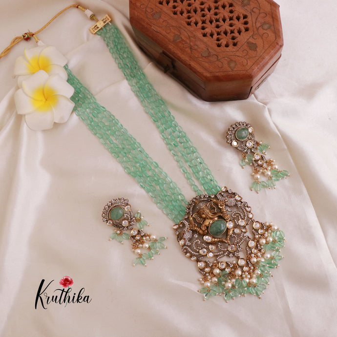 Pastel Ganesha Victorian Haaram LH423