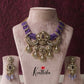 AD Victorian Beads Chocker-Purple NC1199