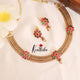 Jadau Floral Jigni chain set NC1775