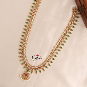 Beautiful Kerala Style Palaki Haaram -Ruby Stone LH804