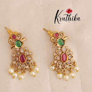 Beautiful Kerala Style Palaki Haaram -Ruby Stone LH804