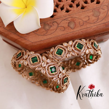 AD Victorian Emerald Bangles B170