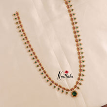 Beautiful Kerala Style Palaki Haaram -Ruby Stone LH804