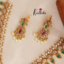 Beautiful Kerala Style Palaki Necklace -Ruby Stone NC1748