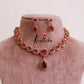 Trendy AD/Victorian Necklace NC1805 (Available in 3 Colours)