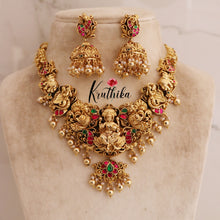 Elegant Lakshmi Peacock Jadau Necklace NC1747