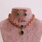 Trendy AD/Victorian Necklace NC1805 (Available in 3 Colours)