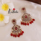 Pearls victorian maroon beads Haaram LH420