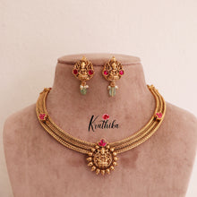Jadau Temple Jigni chain set NC1773