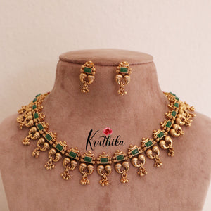 Simple Jadau Ghunghroo Necklace NC1776