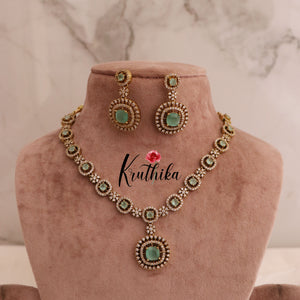 Simple Victorian/AD Necklace NC1742 ( Available in 4 colours)