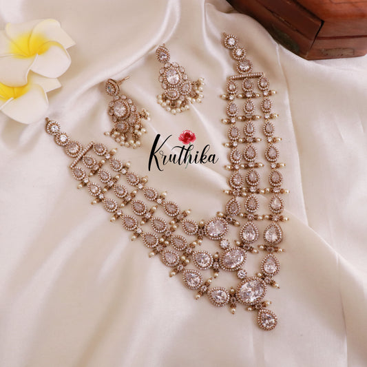 Premium AD/Victorian Three layer Haaram LH1784 (four color options)