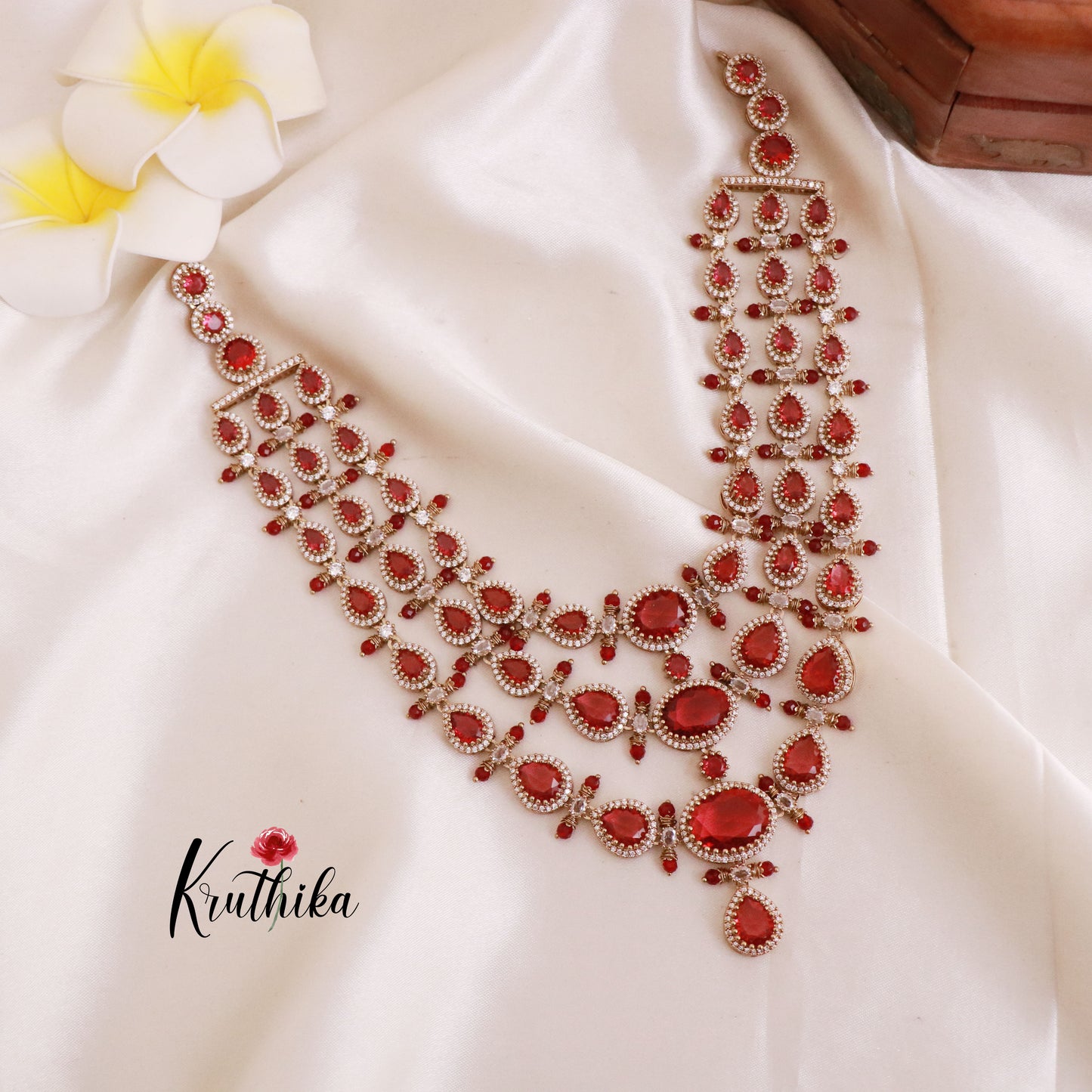 Premium AD/Victorian Three layer Haaram LH1784 (four color options)