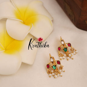 Beautiful Jadau Earcuffs | upper earrings | Bugadi Earrings E433