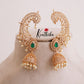 Trendy AD/CZ Peacock Ear Cuffs E453