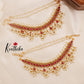 Premium kemp stone earchains EC65