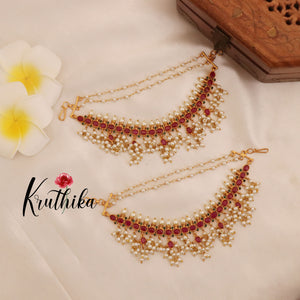 Premium kemp stone earchains EC65